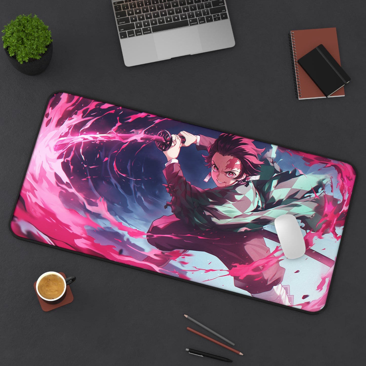 Oversized Desk Mat – Premium Neoprene with Non-Slip Base for Work & Gaming