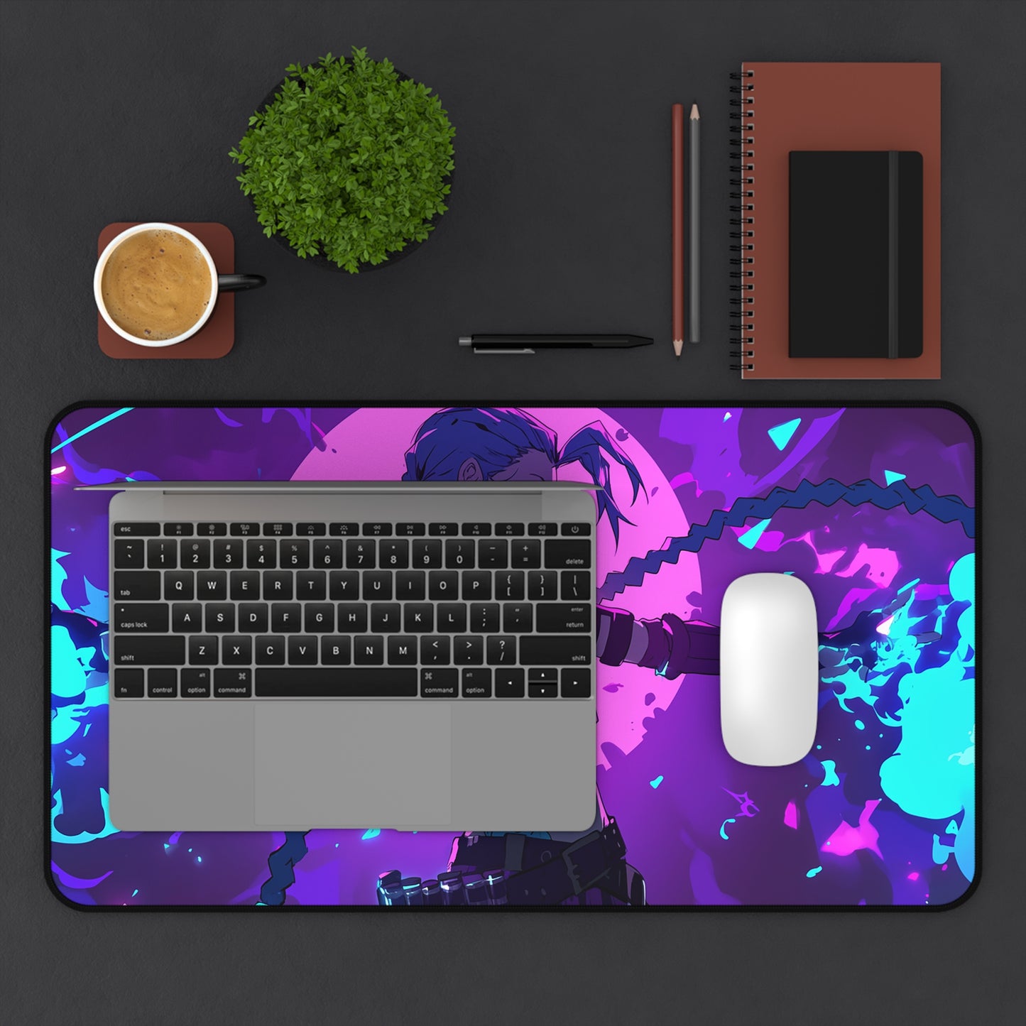 Oversized Desk Mat – Premium Neoprene with Non-Slip Base for Work & Gaming