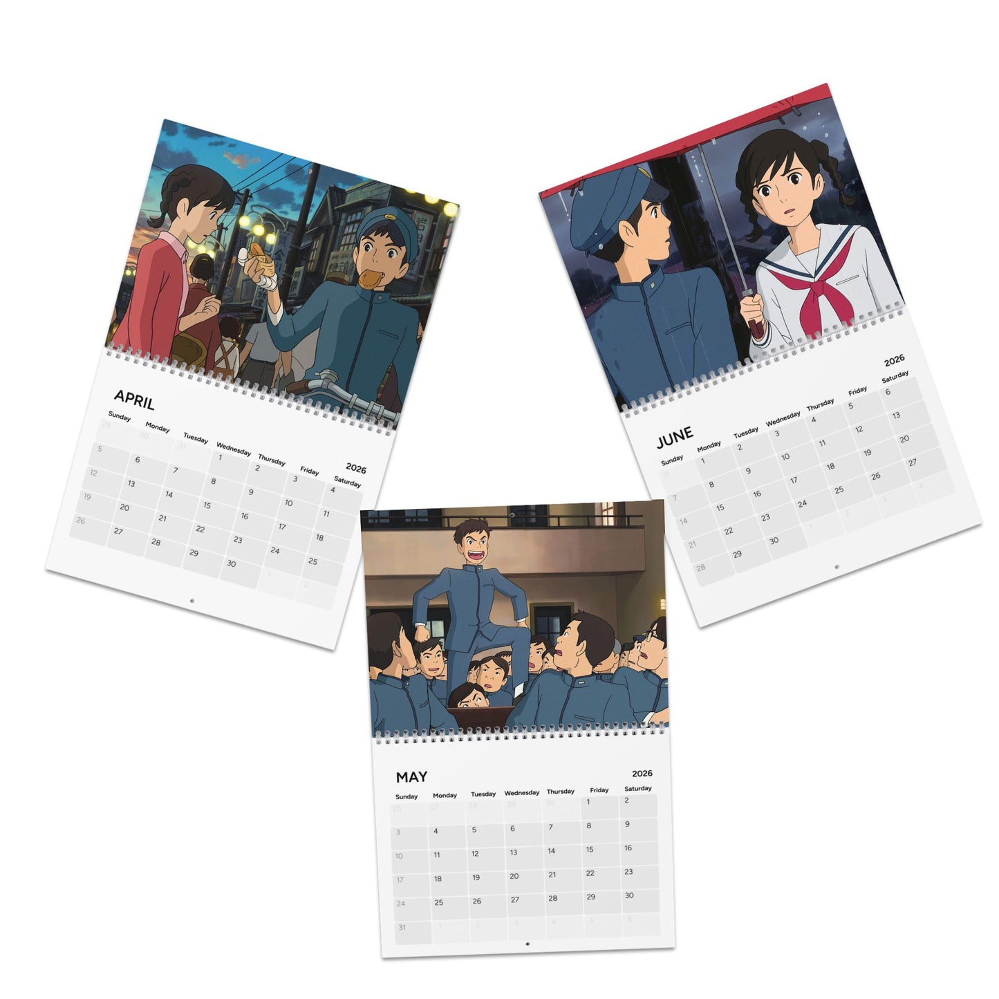 Anime Inspired Wall Calendar 2026