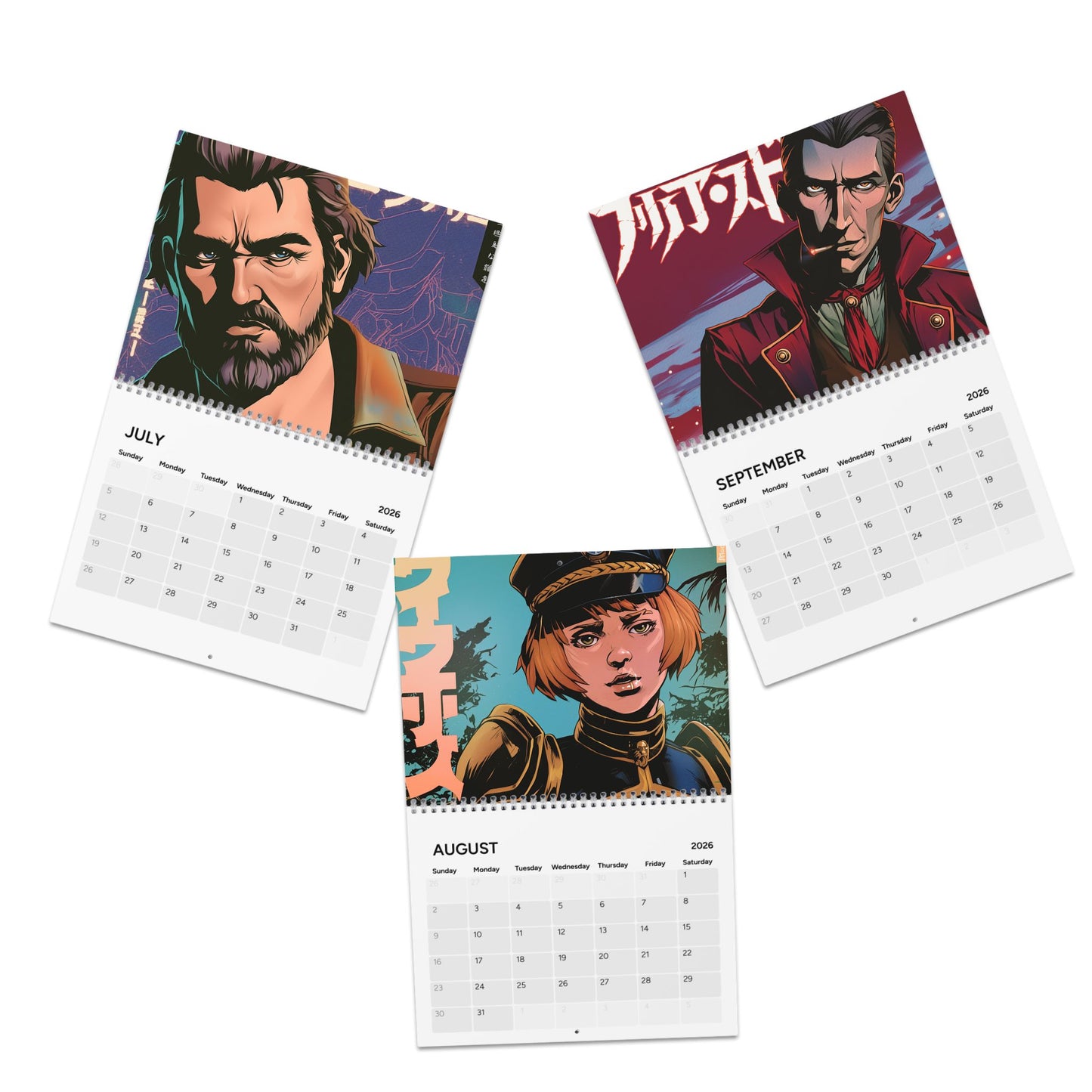 Anime Inspired Wall Calendar 2026