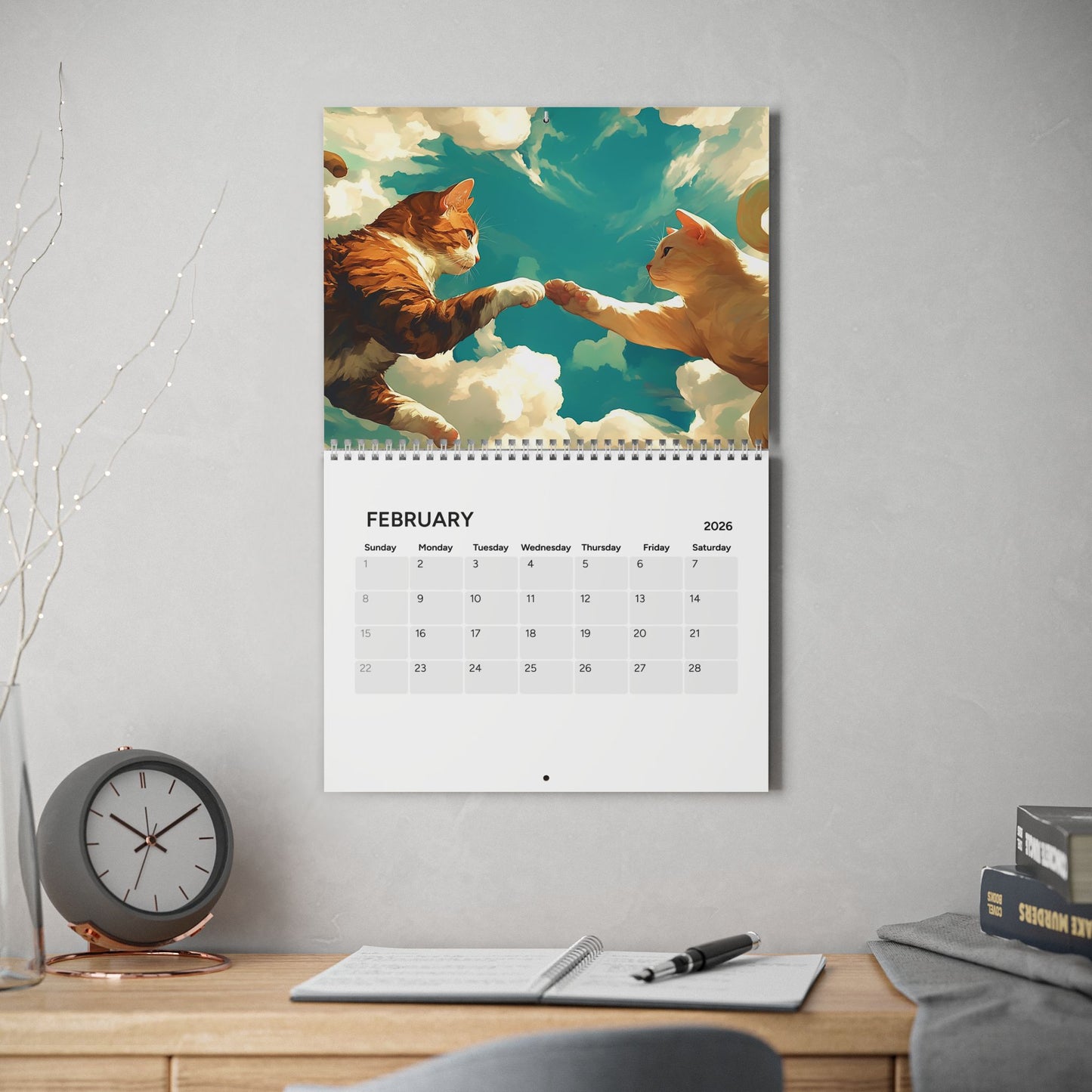 Anime Inspired Wall Calendar 2026