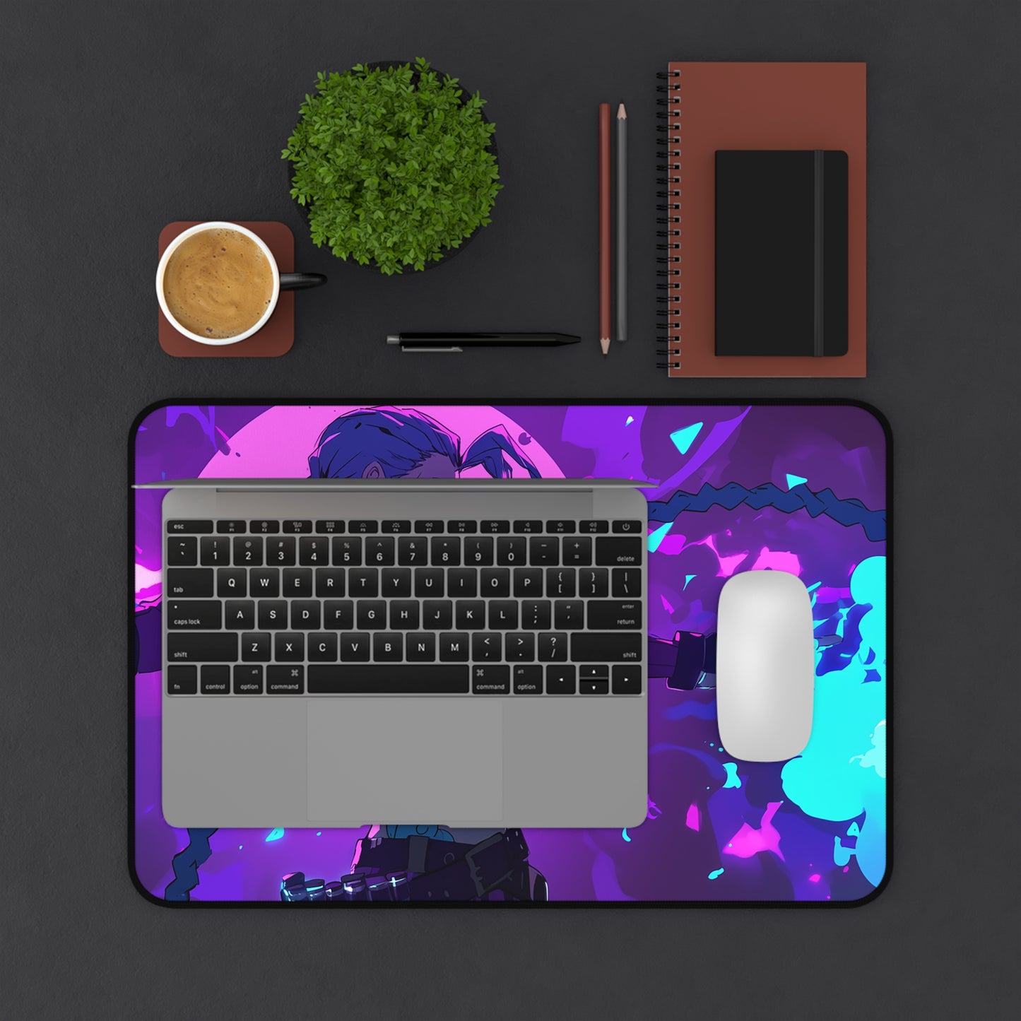 Oversized Desk Mat – Premium Neoprene with Non-Slip Base for Work & Gaming