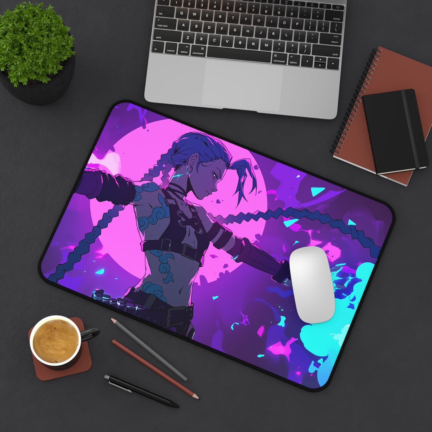 Oversized Desk Mat – Premium Neoprene with Non-Slip Base for Work & Gaming
