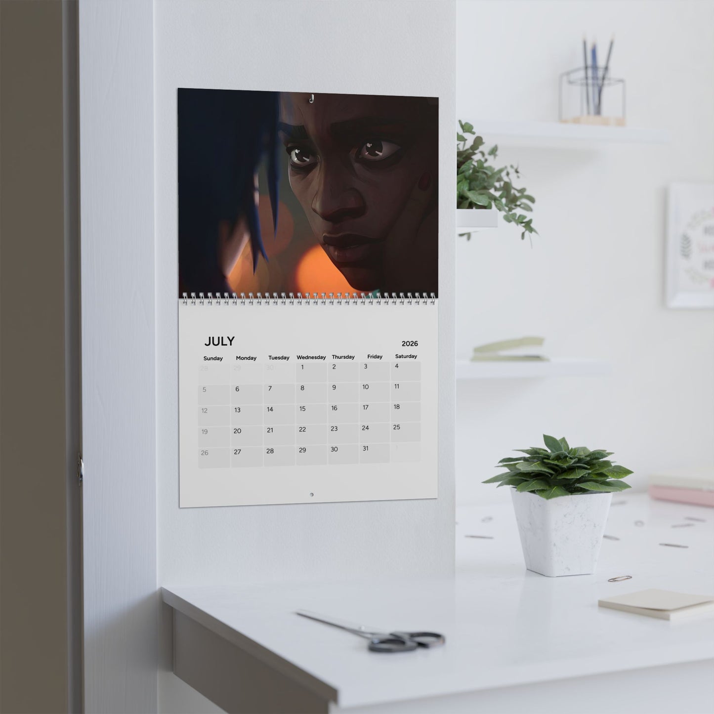 Anime Inspired Wall Calendar 2026
