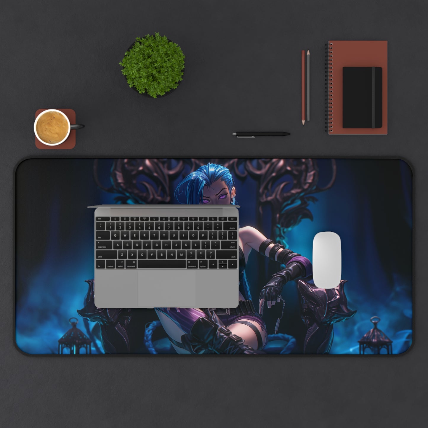 Oversized Desk Mat – Premium Neoprene with Non-Slip Base for Work & Gaming