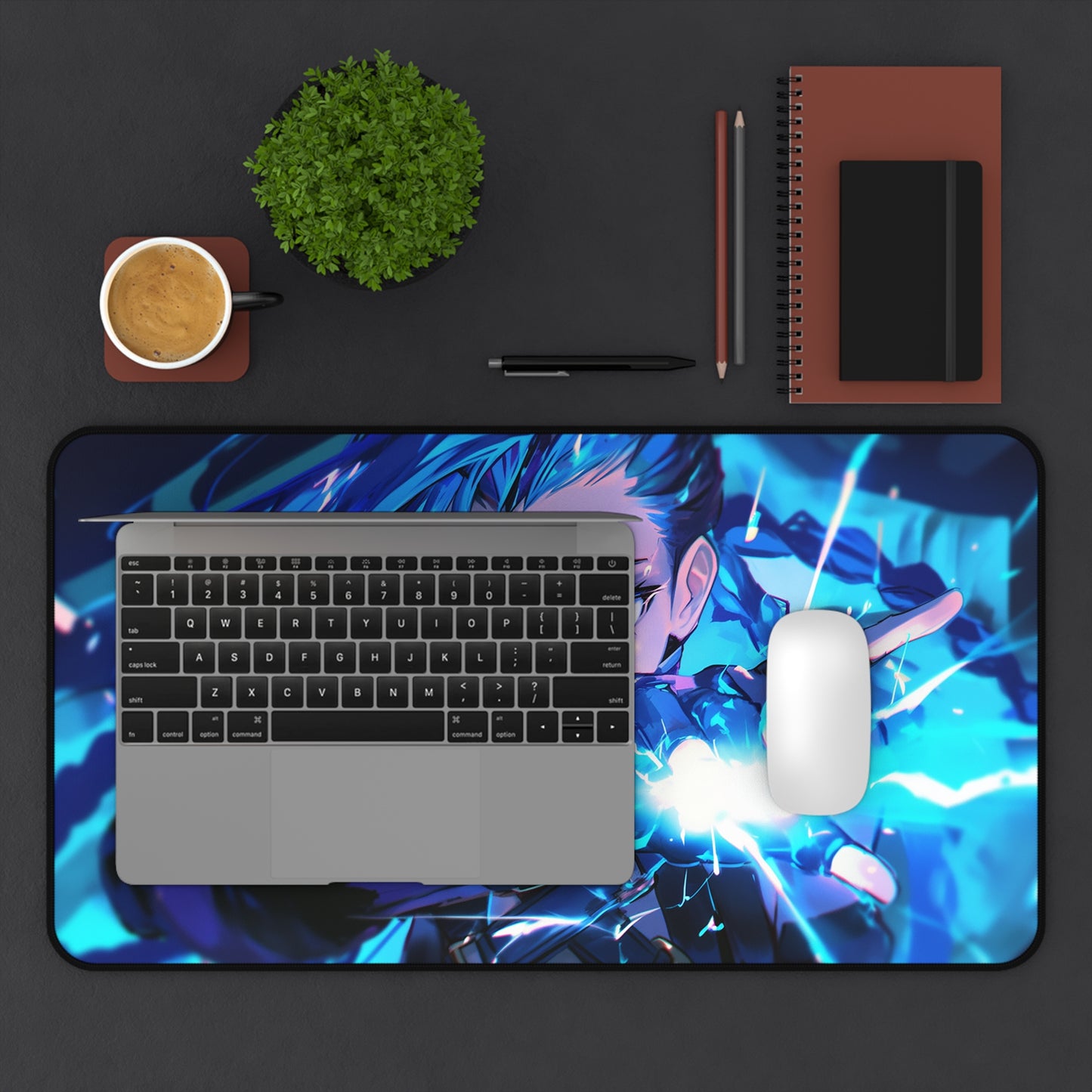Oversized Desk Mat – Premium Neoprene with Non-Slip Base for Work & Gaming
