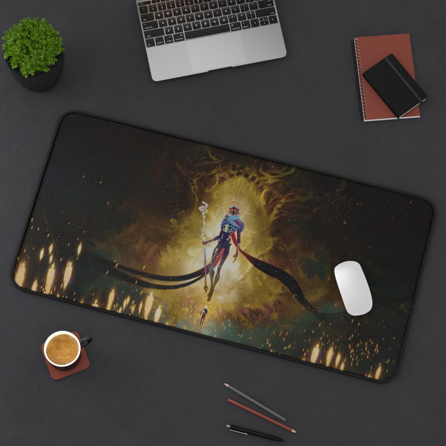 Oversized Desk Mat – Premium Neoprene with Non-Slip Base for Work & Gaming