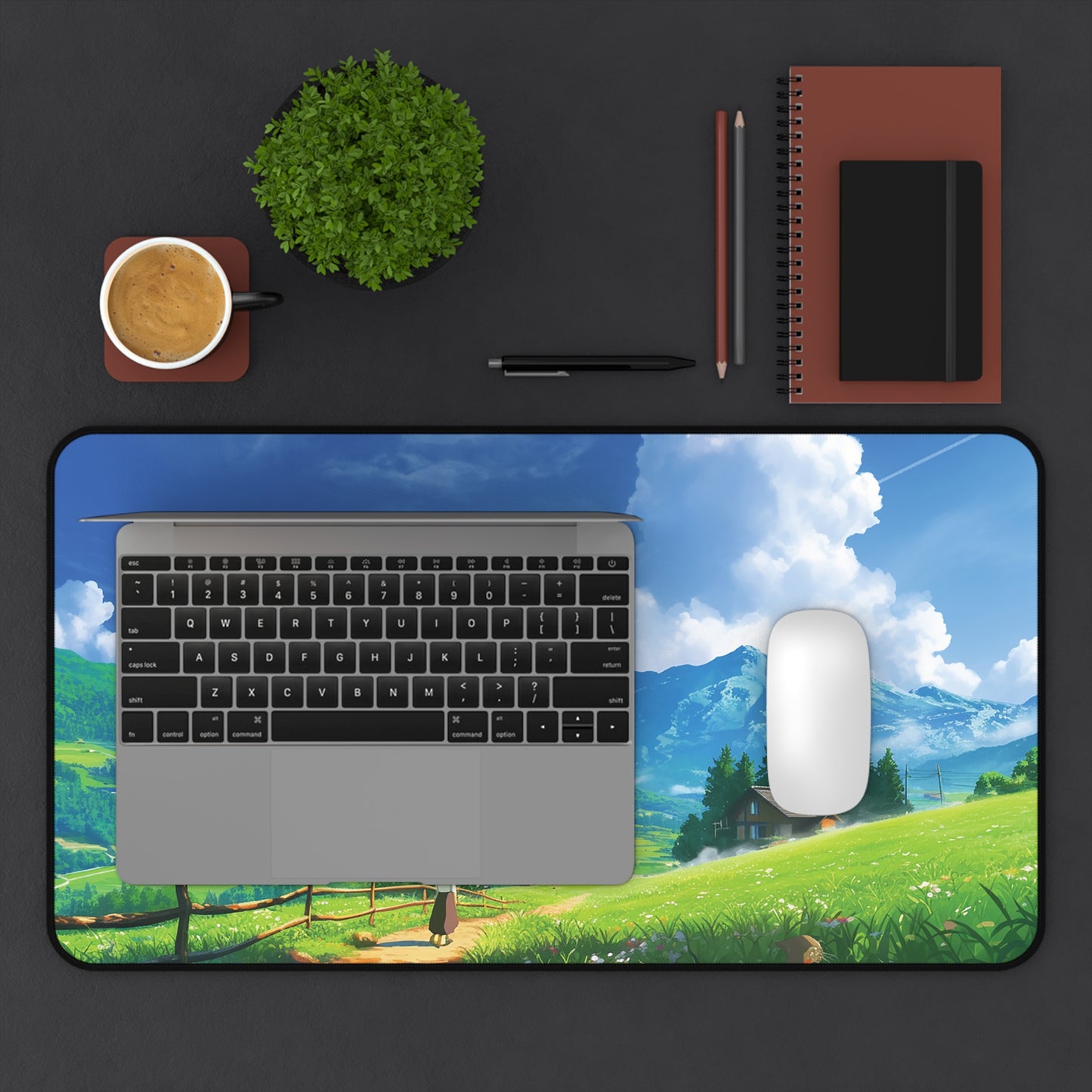 Oversized Desk Mat – Premium Neoprene with Non-Slip Base for Work & Gaming