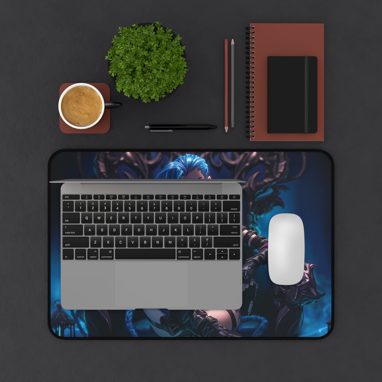 Oversized Desk Mat – Premium Neoprene with Non-Slip Base for Work & Gaming