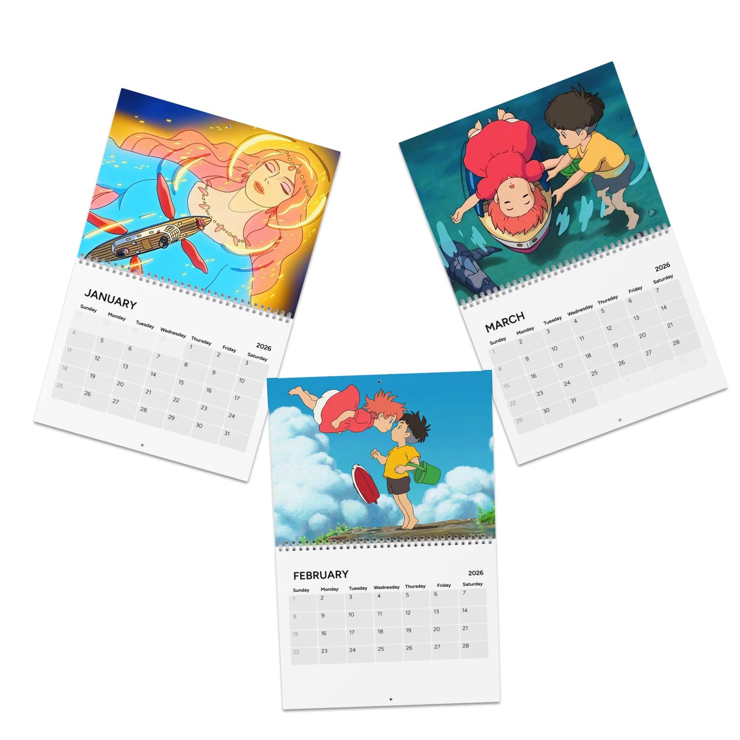 Anime Inspired Wall Calendar 2026
