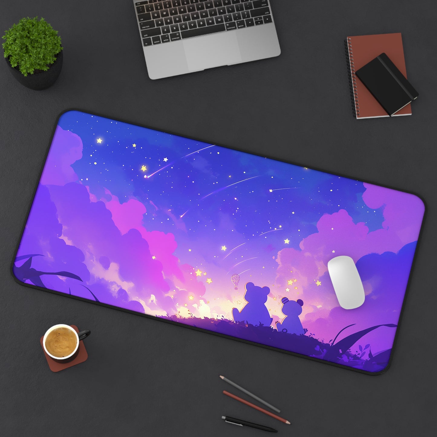 Oversized Desk Mat – Premium Neoprene with Non-Slip Base for Work & Gaming