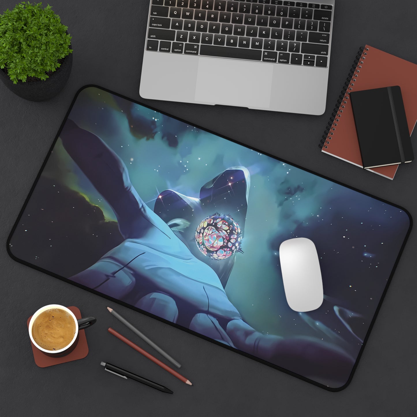 Oversized Desk Mat – Premium Neoprene with Non-Slip Base for Work & Gaming