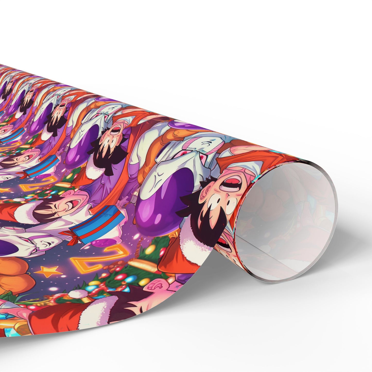 Anime Manga Dragonball Z San Goku Frieza Christmas Wrapping Papers, Holiday Gift Wrap, Gift for Kids, Unique Xmas Present, Festive Packaging