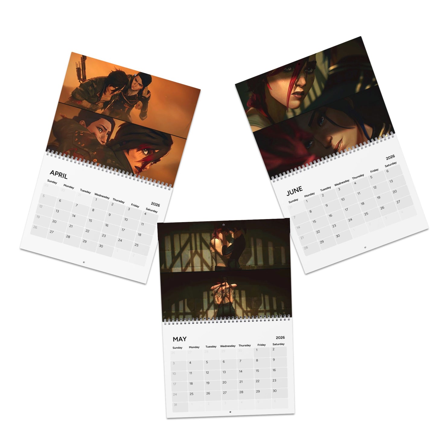 Anime Inspired Wall Calendar 2026
