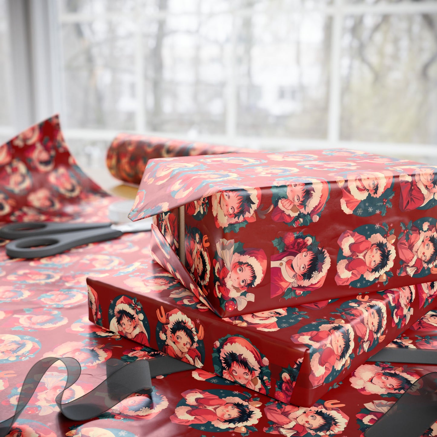 Premium Anime Wrapping Paper – Cute & Stylish Gift Wrap (3 Sizes)