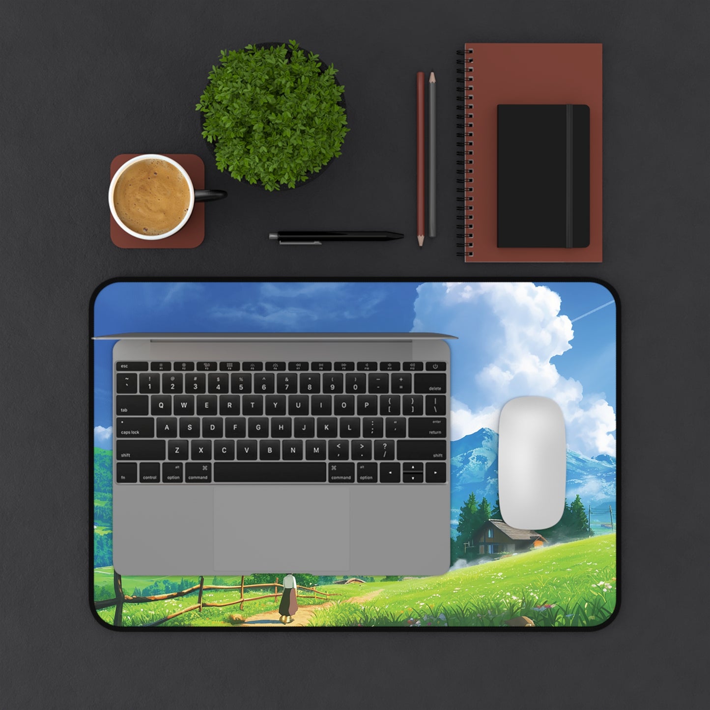 Oversized Desk Mat – Premium Neoprene with Non-Slip Base for Work & Gaming
