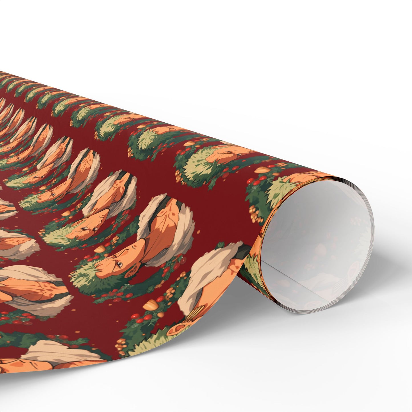 One Piece Anime Roronoa Zoro Christmas Wrapping Papers - Manga Otaku Red Wrapping Paper, Holiday Decor, Cute Holiday Gift Wrap, Anime Lover