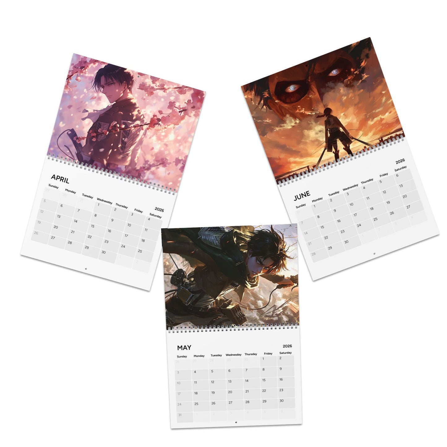 Anime Inspired Wall Calendar 2026
