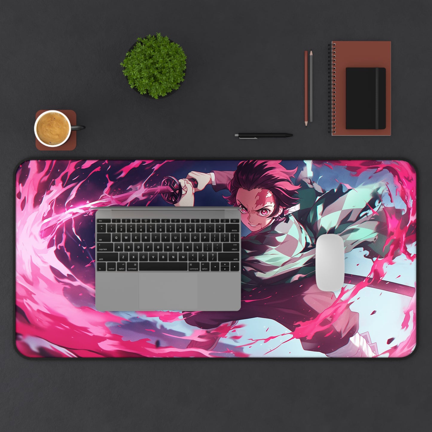 Oversized Desk Mat – Premium Neoprene with Non-Slip Base for Work & Gaming