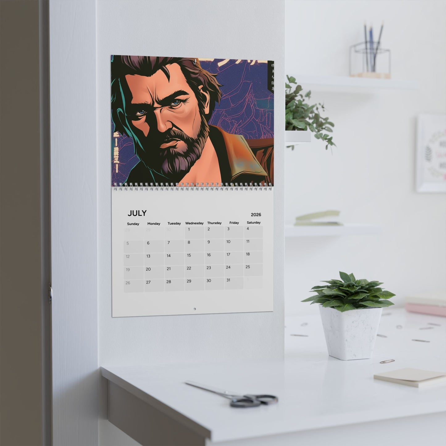 Anime Inspired Wall Calendar 2026