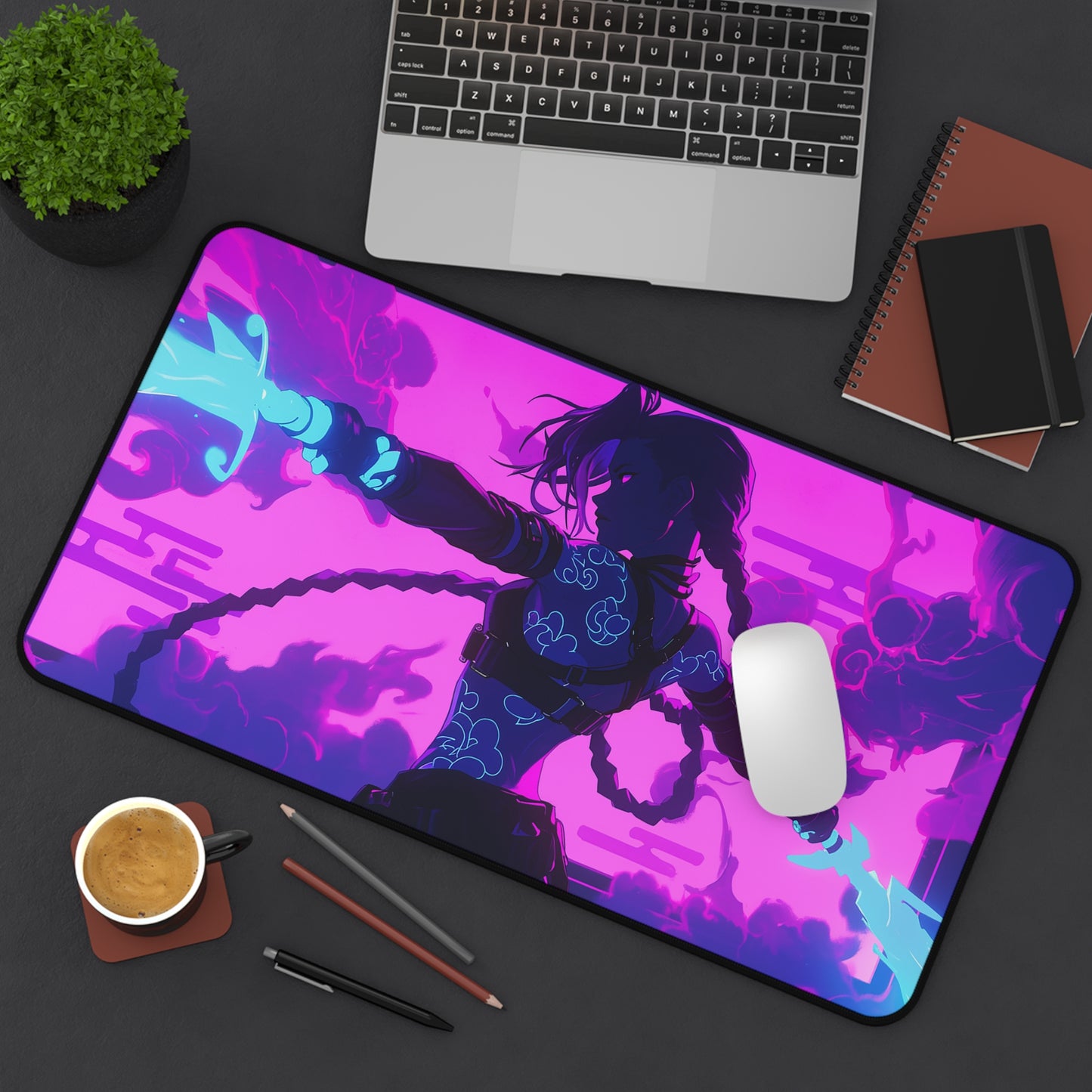 Oversized Desk Mat – Premium Neoprene with Non-Slip Base for Work & Gaming