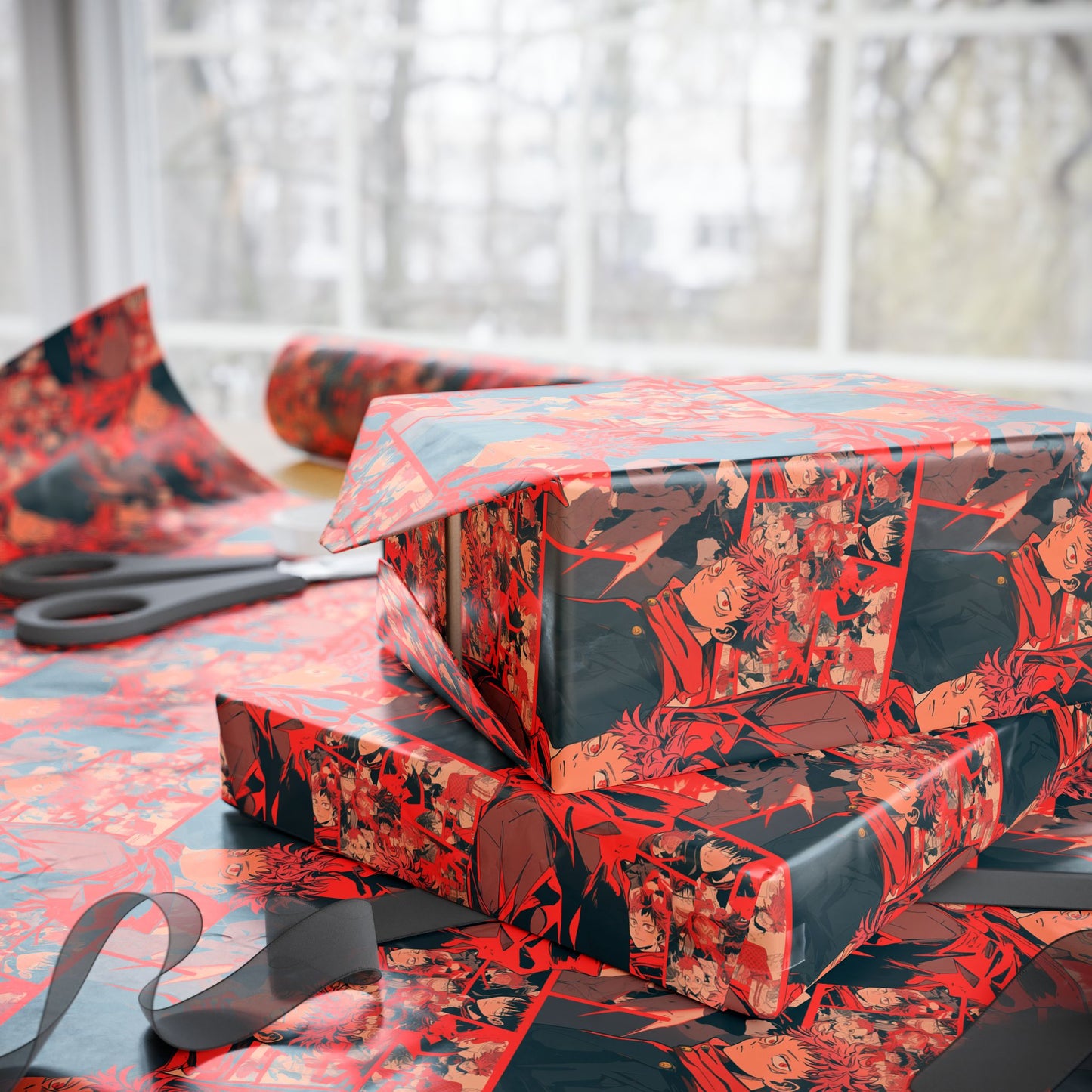 Premium Anime Wrapping Paper – Cute & Stylish Gift Wrap (3 Sizes)