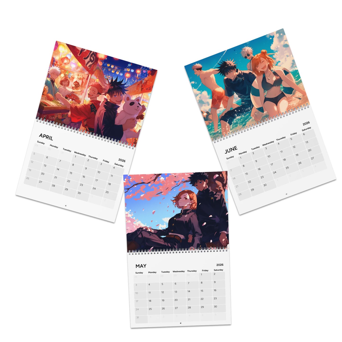 Anime Inspired Wall Calendar 2026