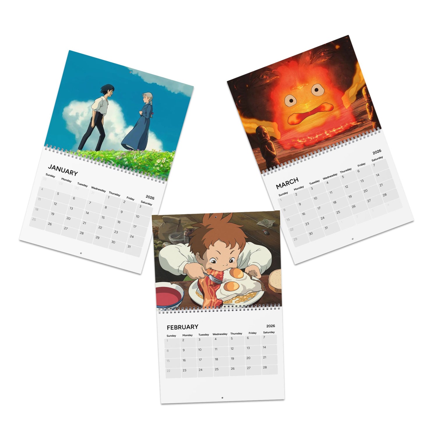 Anime Inspired Wall Calendar 2026