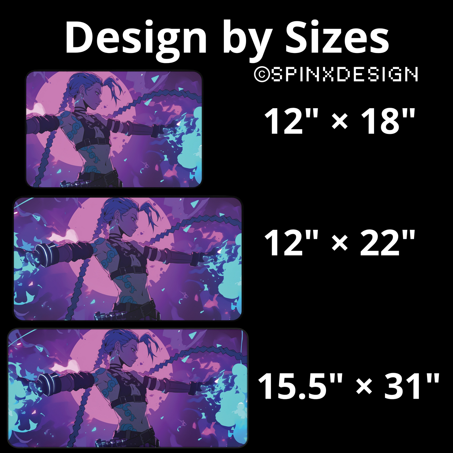 Oversized Desk Mat – Premium Neoprene with Non-Slip Base for Work & Gaming