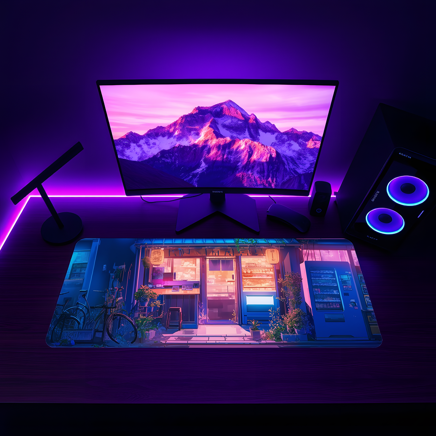 Oversized Desk Mat – Premium Neoprene with Non-Slip Base for Work & Gaming