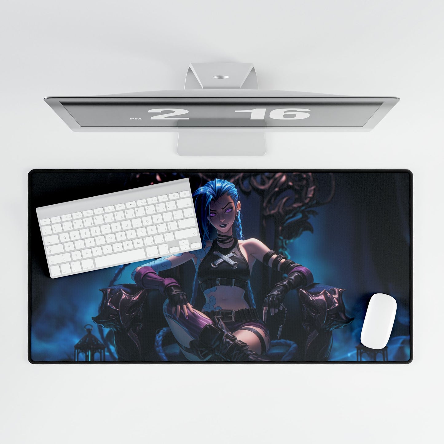 Oversized Desk Mat – Premium Neoprene with Non-Slip Base for Work & Gaming