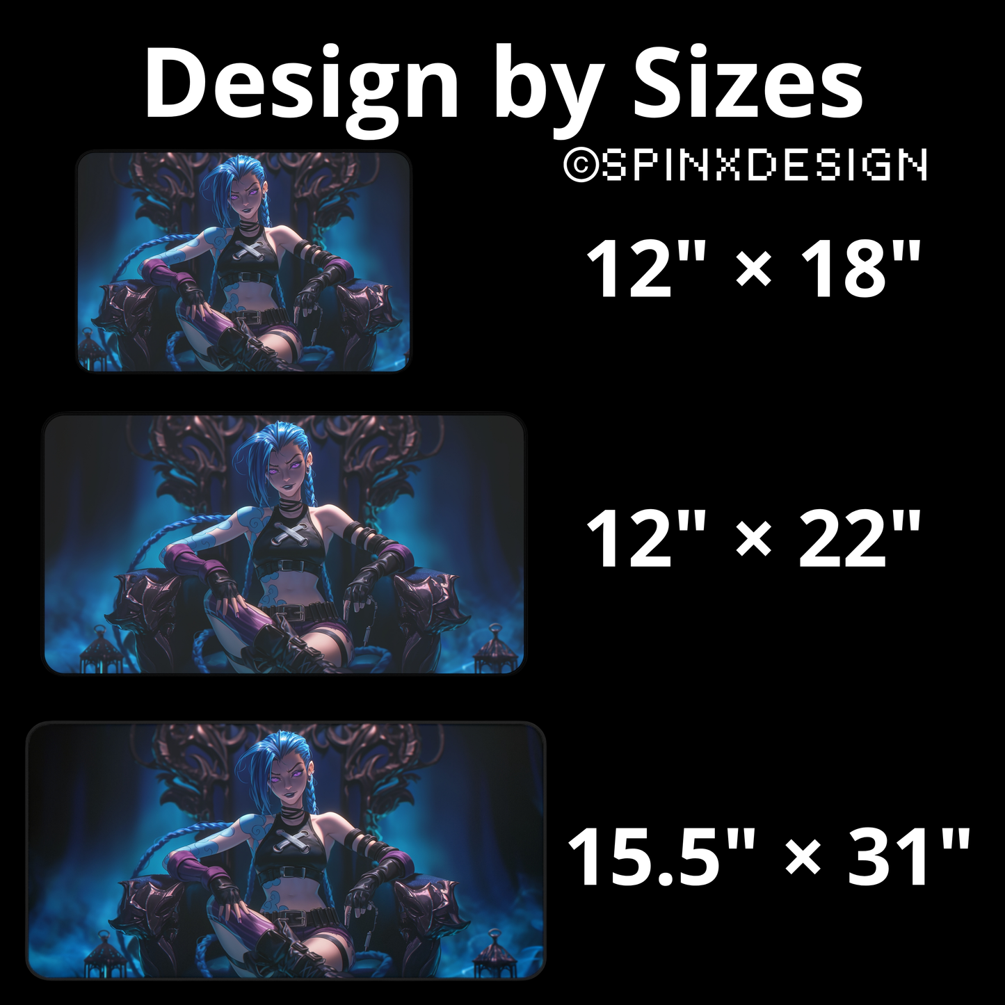 Oversized Desk Mat – Premium Neoprene with Non-Slip Base for Work & Gaming