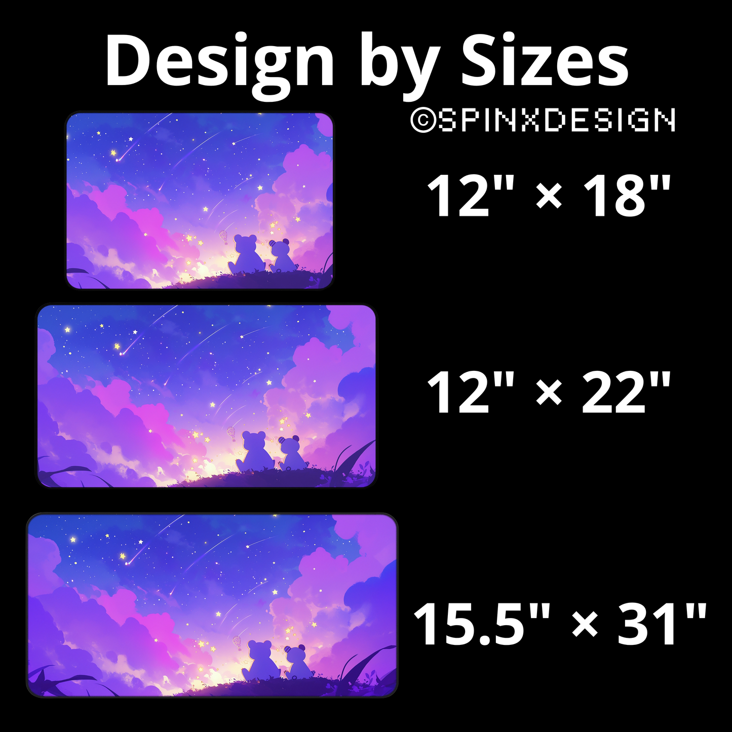 Oversized Desk Mat – Premium Neoprene with Non-Slip Base for Work & Gaming