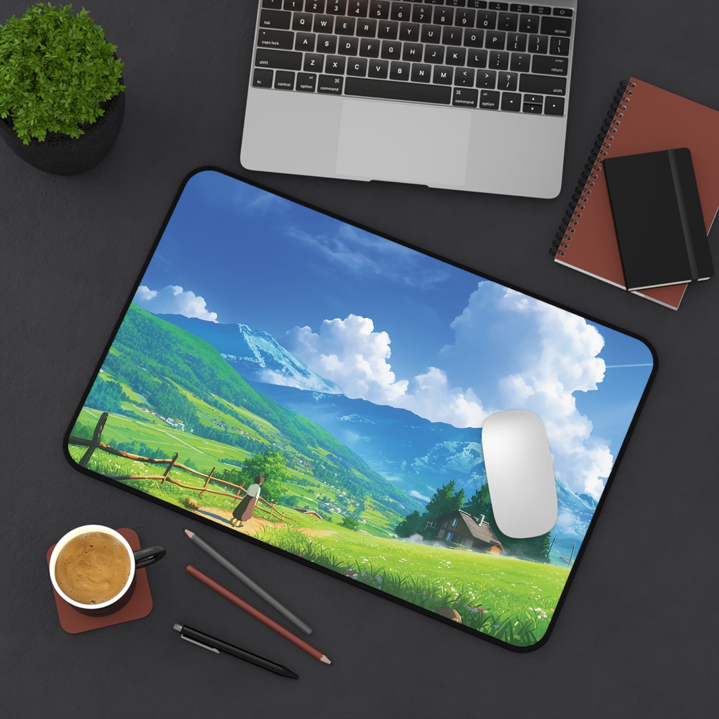 Oversized Desk Mat – Premium Neoprene with Non-Slip Base for Work & Gaming