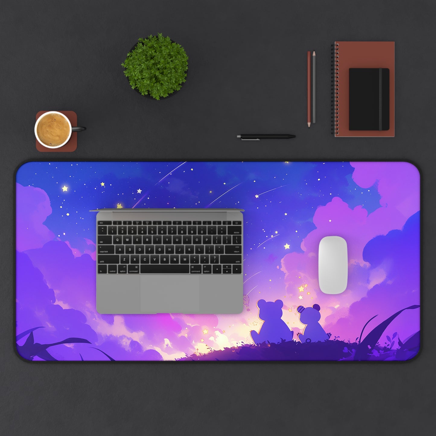 Oversized Desk Mat – Premium Neoprene with Non-Slip Base for Work & Gaming