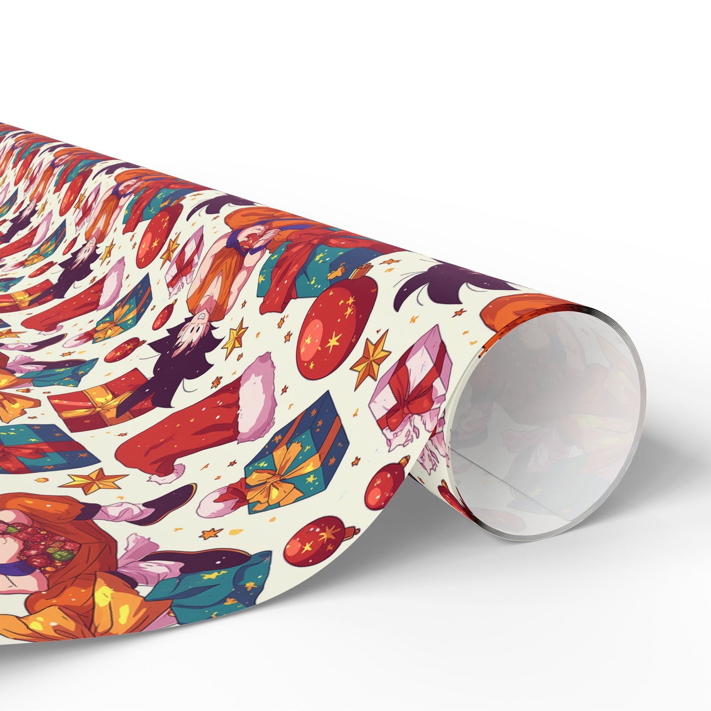 Anime Manga Dragonball Z San Goku Christmas Wrapping Papers, Holiday Gift Wrap, Gift for Kids, Unique Xmas Present, Festive Packaging