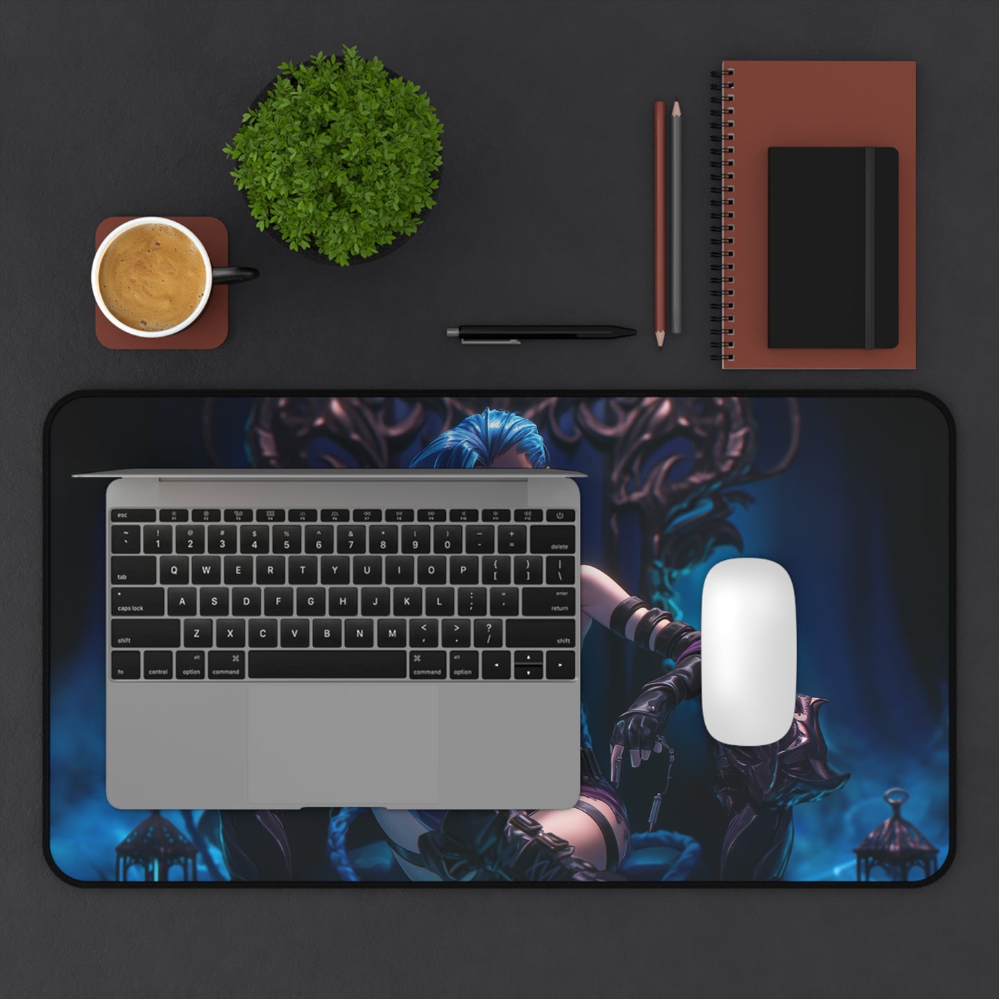 Oversized Desk Mat – Premium Neoprene with Non-Slip Base for Work & Gaming