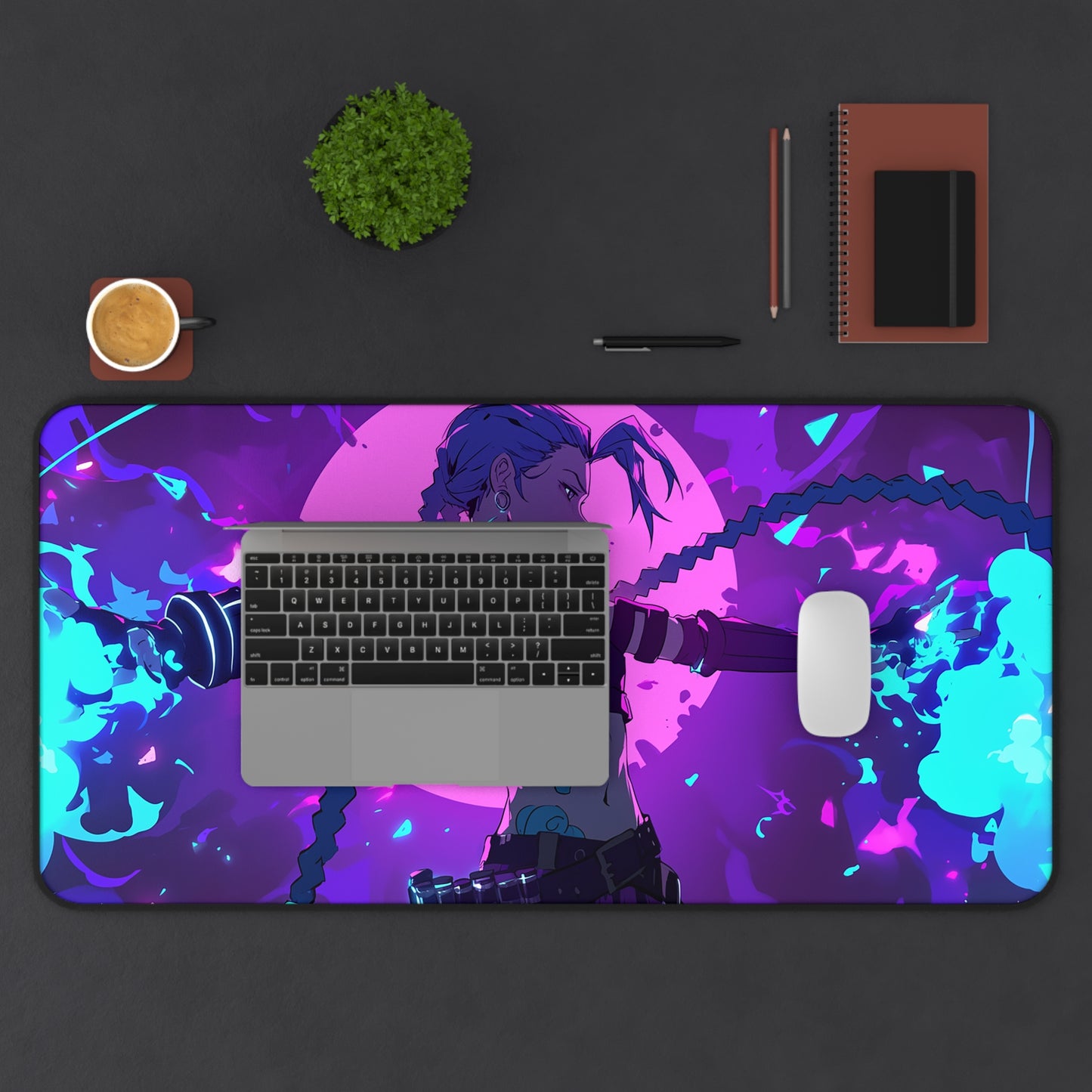 Oversized Desk Mat – Premium Neoprene with Non-Slip Base for Work & Gaming