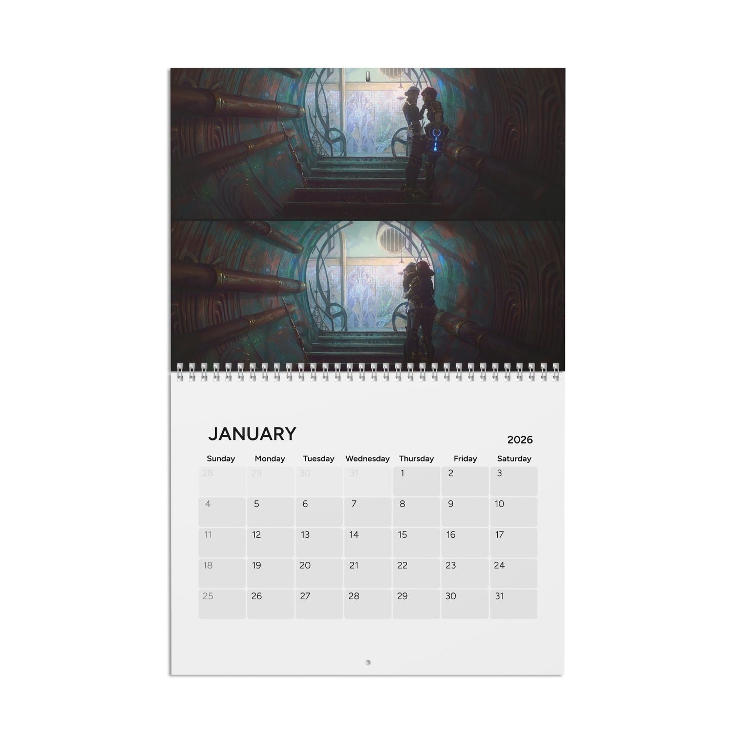 Anime Inspired Wall Calendar 2026