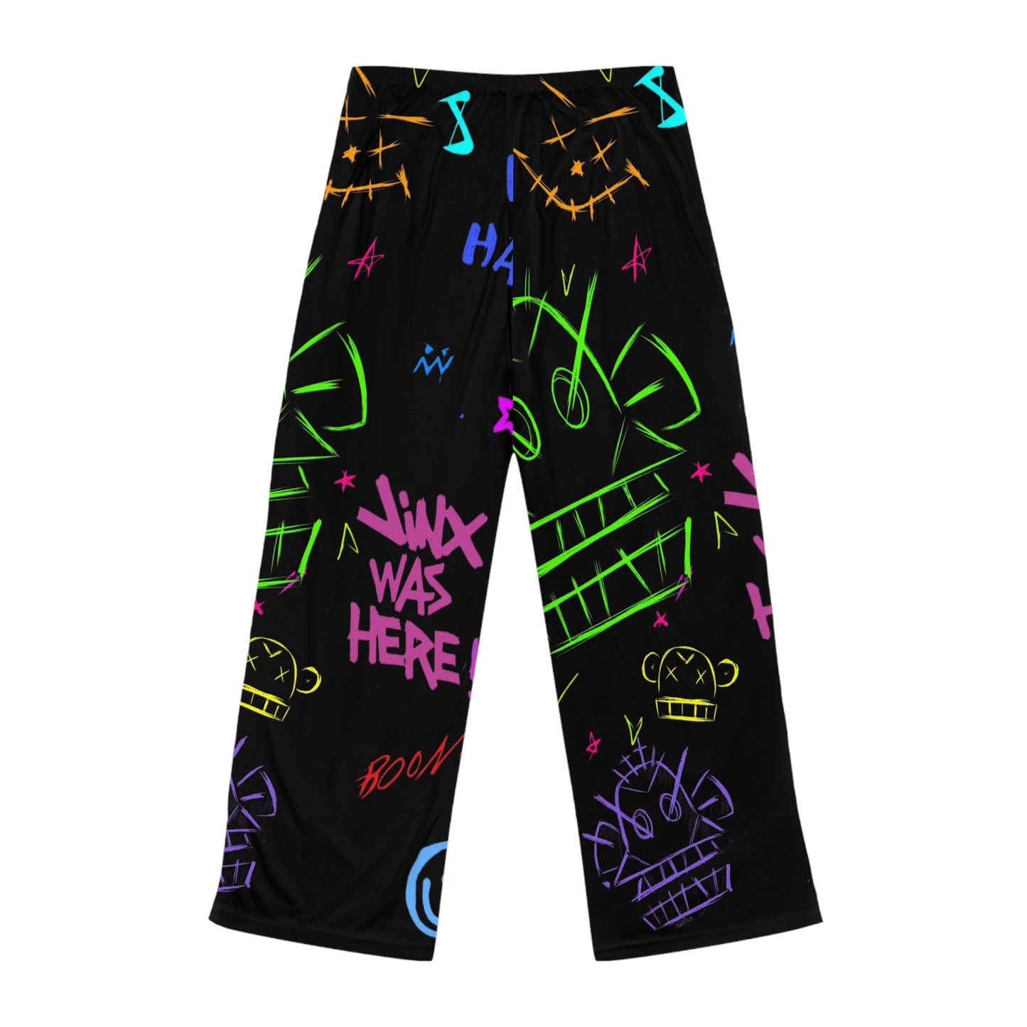 Women’s Relaxed Fit Pajama Pants – All-Over Print