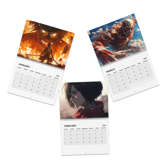 Anime Inspired Wall Calendar 2026