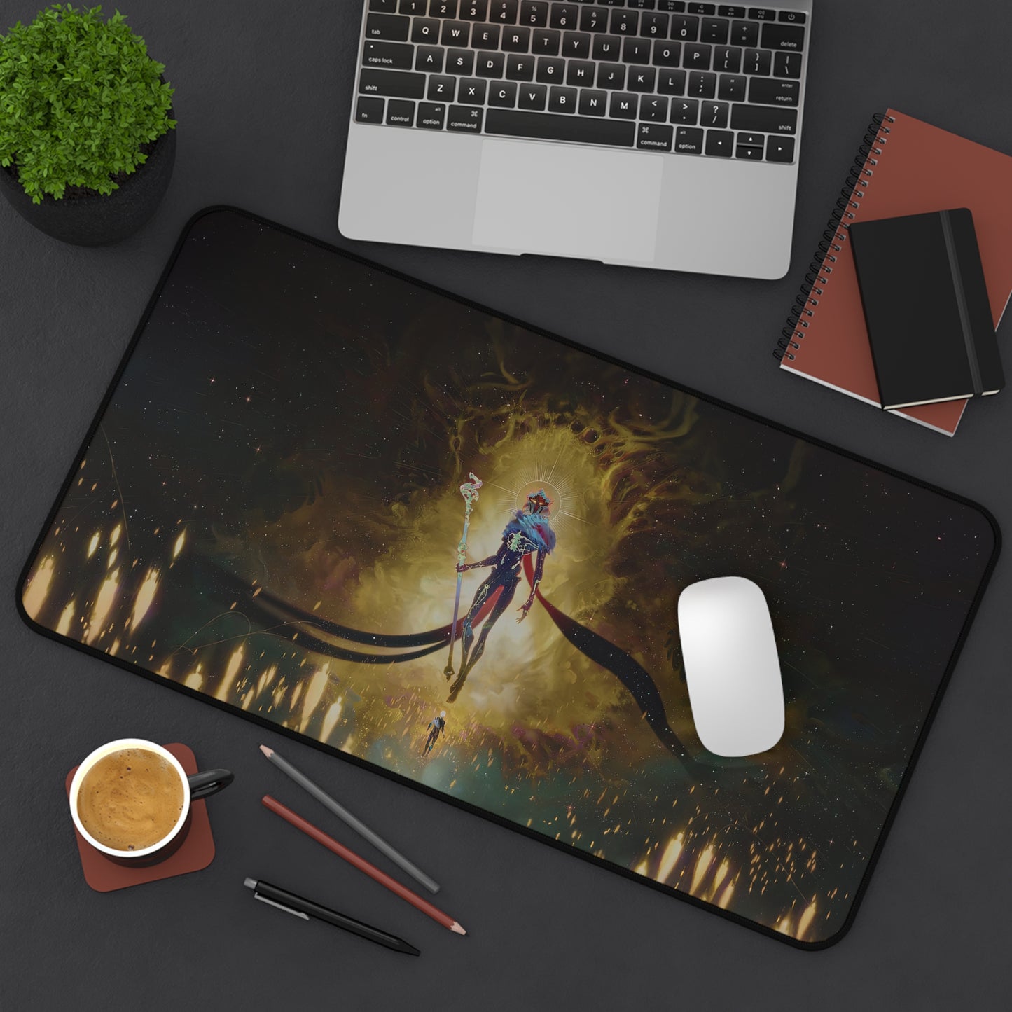 Oversized Desk Mat – Premium Neoprene with Non-Slip Base for Work & Gaming