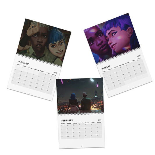 Anime Inspired Wall Calendar 2026