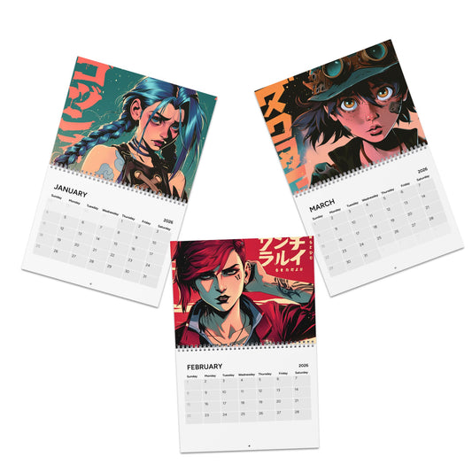 Anime Inspired Wall Calendar 2026