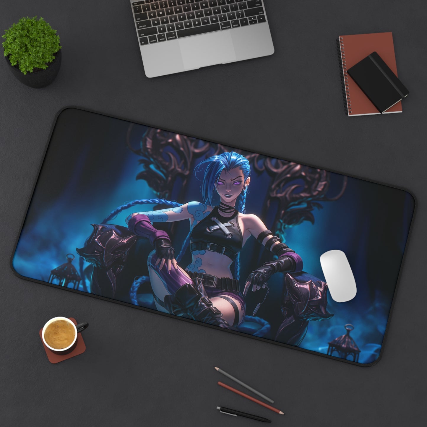 Oversized Desk Mat – Premium Neoprene with Non-Slip Base for Work & Gaming