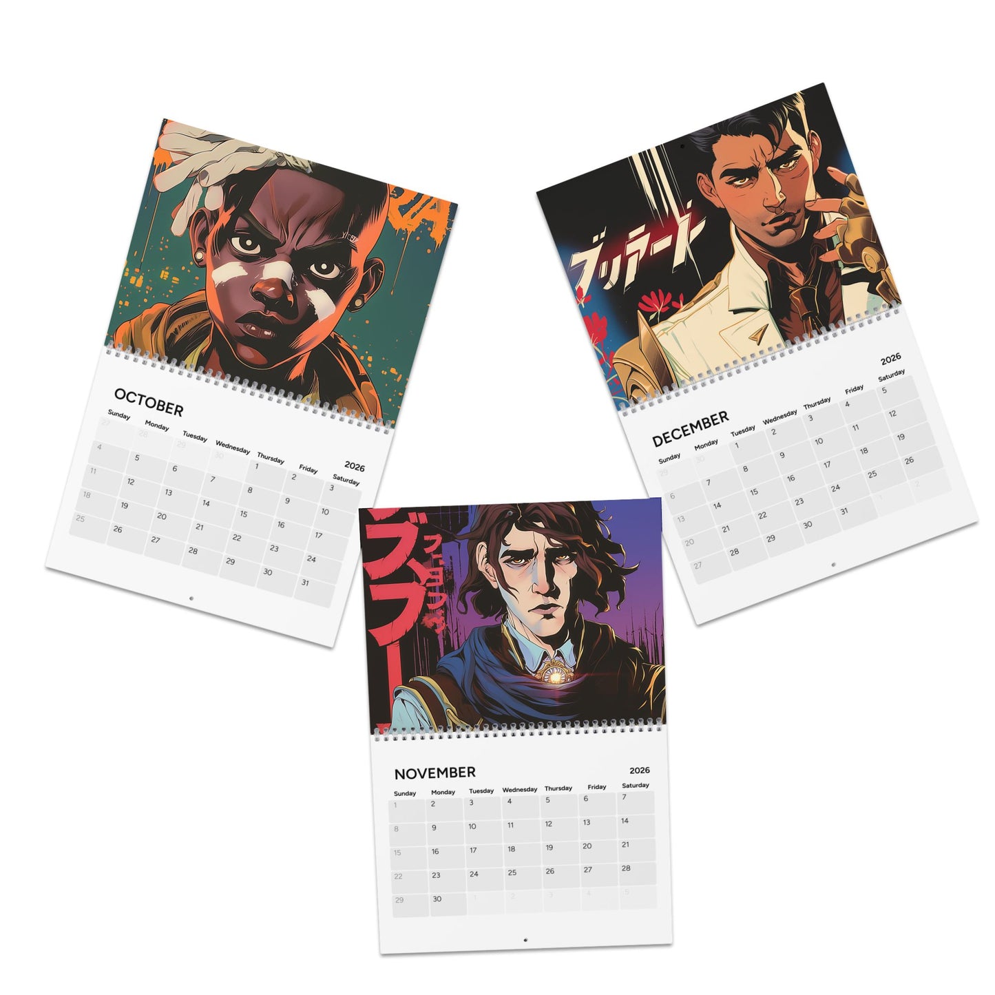 Anime Inspired Wall Calendar 2026
