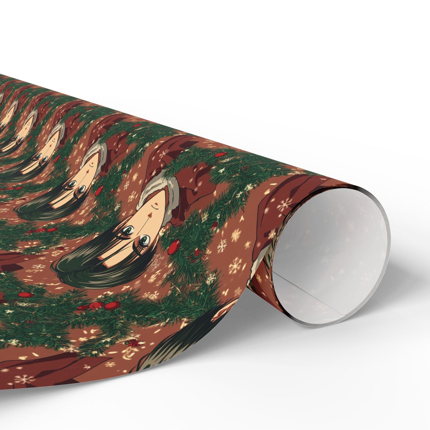 Anime Attack on Titan Gift Wrapping Papers, Levi & Eren, Trendy AOT Christmas Wrap, Anime Lover Holiday Packaging, Otaku Gift Wrap