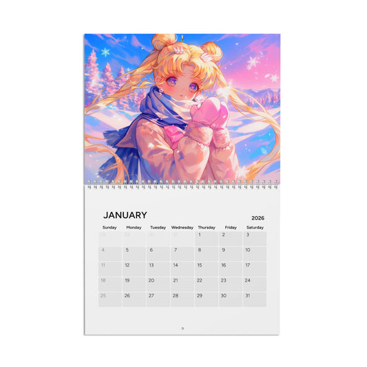 Anime Inspired Wall Calendar 2026