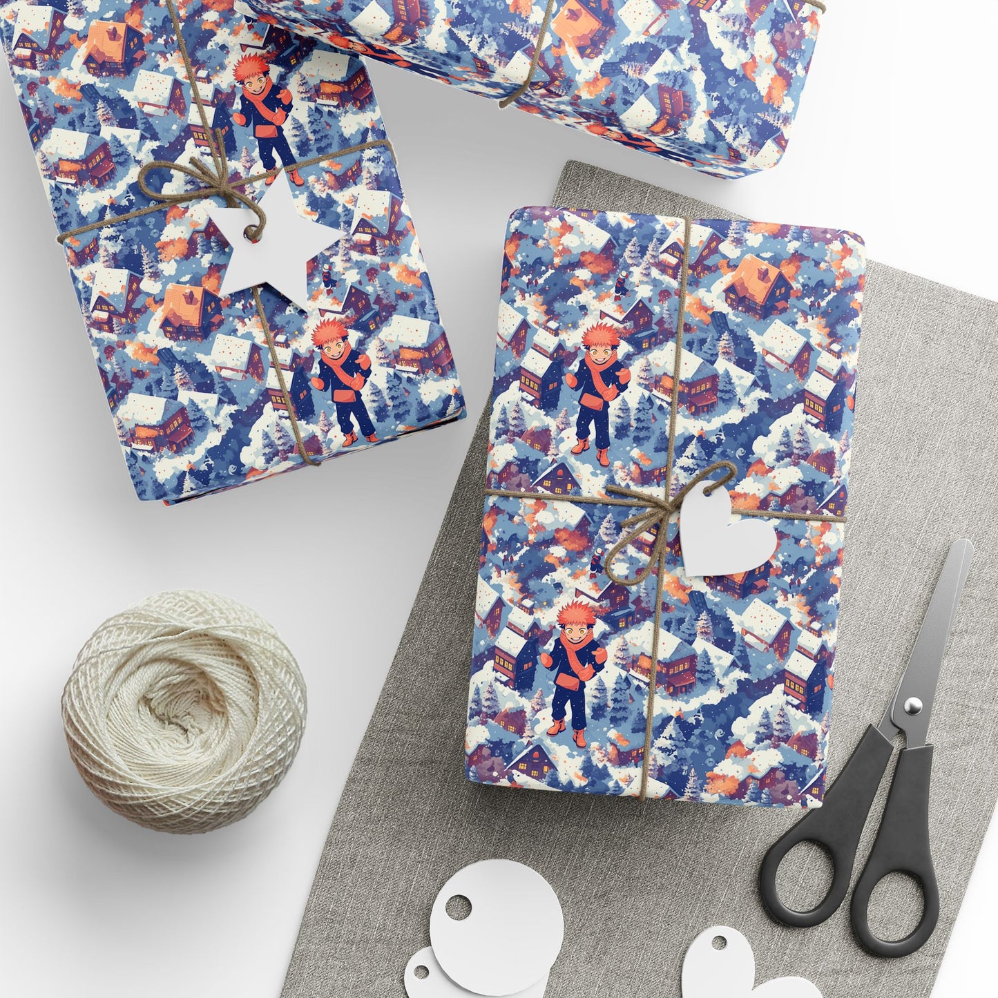 Premium Anime Wrapping Paper – Cute & Stylish Gift Wrap (3 Sizes)