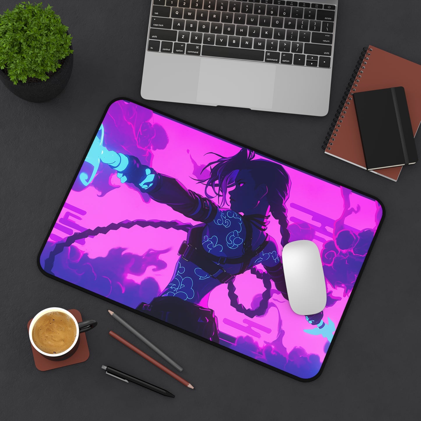 Oversized Desk Mat – Premium Neoprene with Non-Slip Base for Work & Gaming